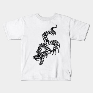 Snake Skeleton Kids T-Shirt